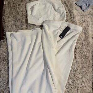 Lulu's Chic Cream Jumpsuit